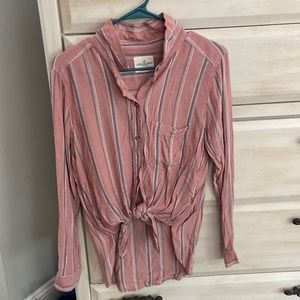 Oversized long sleeved shirt from American Eagle